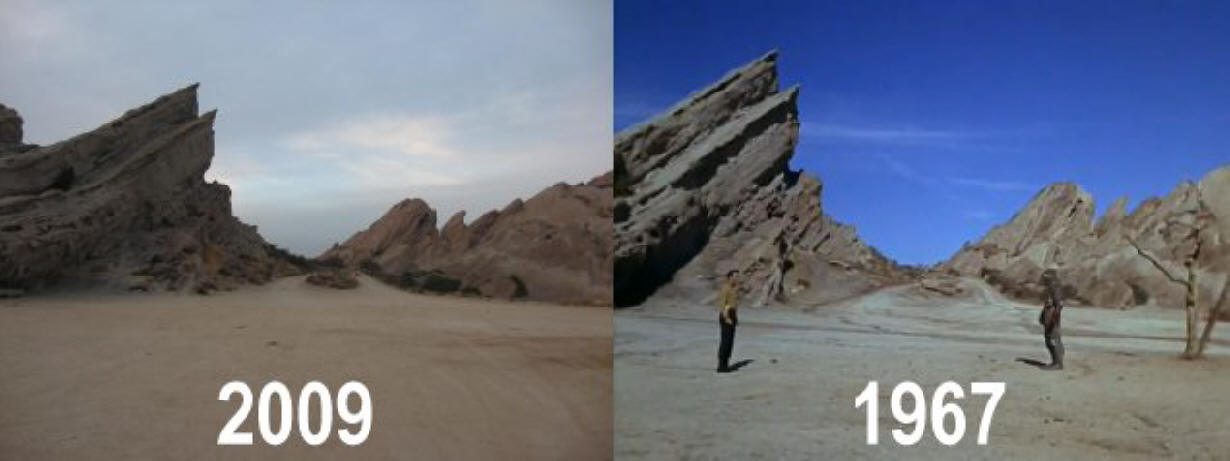 Left Image (c) 2009 by Curtis W. Lancloss; Right Image (c) 1966 by Paramount Pictures